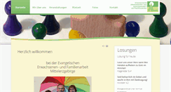 Desktop Screenshot of familienarbeit-erzgebirge.de